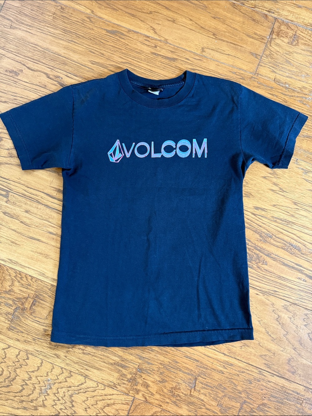 Volcom Black Logo Short Sleeve Tee
